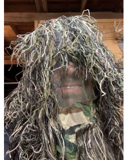 J.M RUSK 3D Woodland Camouflage Ghillie Suit for Hunting (XXL) 3-Piece + Bag