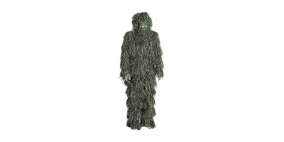 J.M RUSK 3D Woodland Camouflage Ghillie Suit for Hunting (XL) 3-Piece + Bag